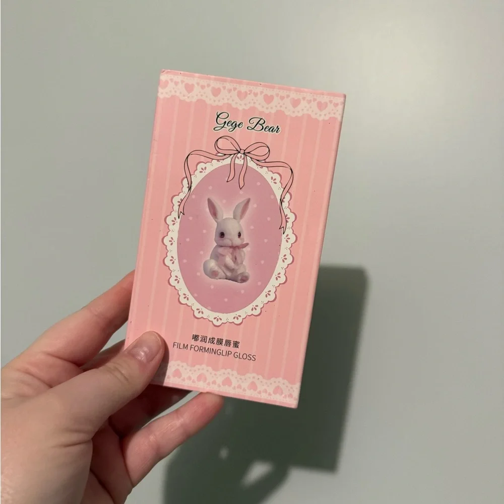 GeGe Bear Korean Film Forming Lip Gloss NWT